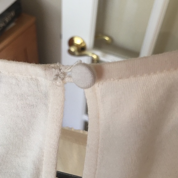 Express ivory/white baby doll blouse - Picture 3 of 4